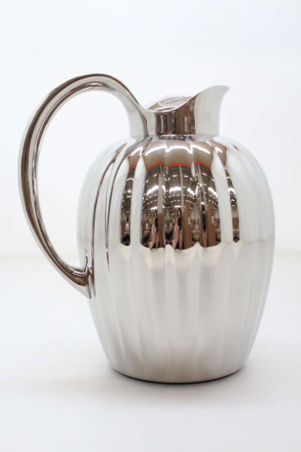 Georg Jensen Bernadotte Thermoskanne Isolierkanne Kaffeekanne 1 Liter Edelstahl B-Ware