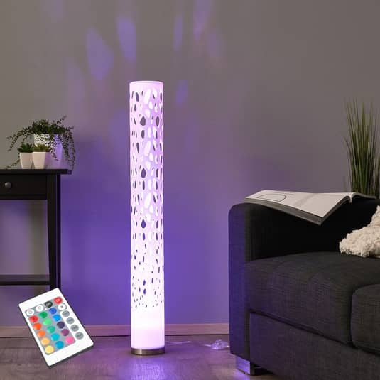 Lindby Dekorative RGBW-LED-Stehlampe Stehleuchte Lampe Leuchte IP20 4,5W Alisea