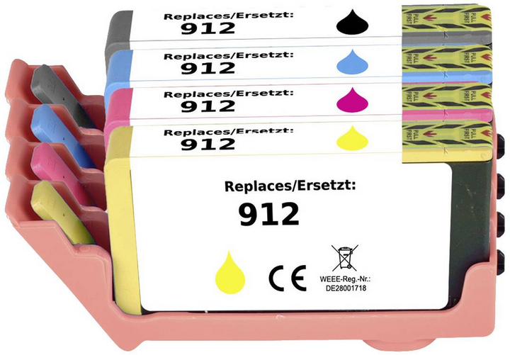 Renkforce Druckerpatrone ersetzt HP 912 6ZC74AE 3YL80AE 3YL77AE 3YL78AE 3YL