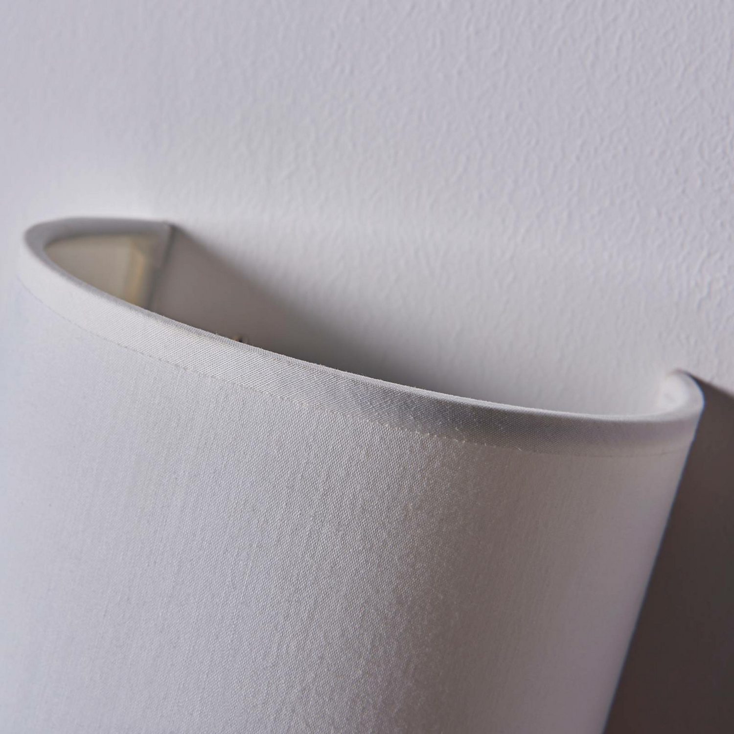 B-Ware Lindby Halbrunde Textilwandleuchte Annalisa Wandleuchte Wandleuchte Lampe Weiß
