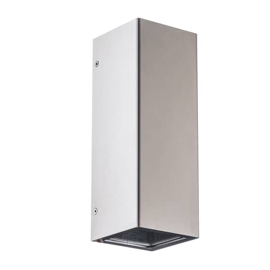 Applique murale extérieure LCD Senta, lampe de terrasse, lampe de balcon, lampe de jardin, acier inoxydable 181