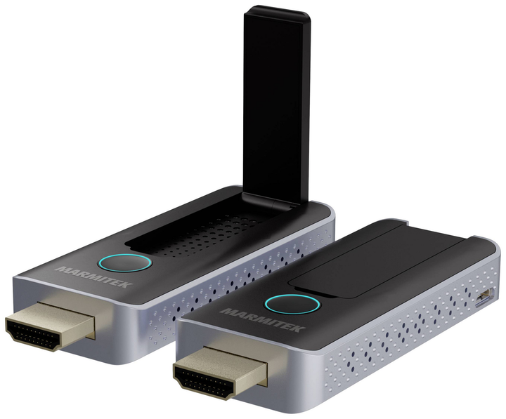 Marmitek Stream S2 Pro HDMI-Funkübertragung Set Präsentations-System Schwarz