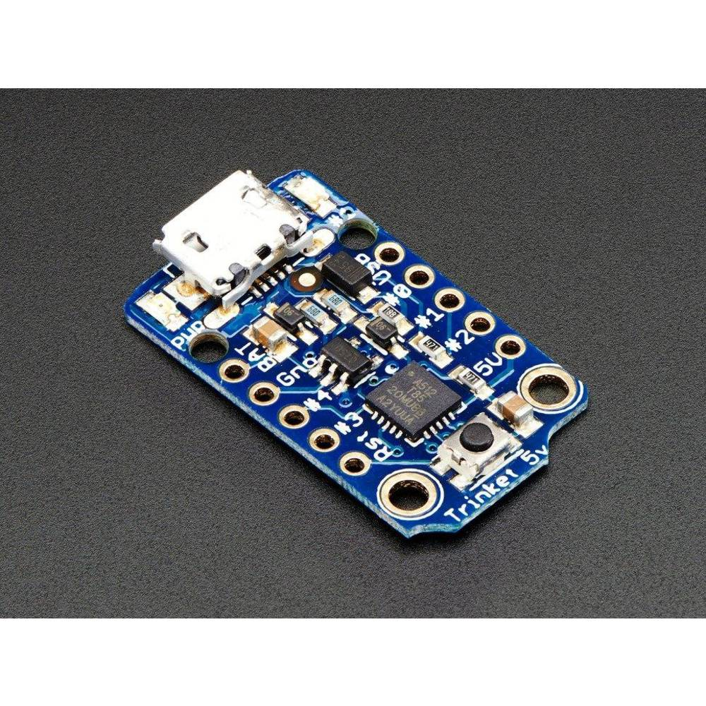 Adafruit 1501 Entwicklungsboard Trinket Mini-Mikrocontroller 5V LogikAVR ATtiny