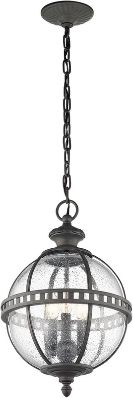 Kichler Halleron Outdoor Hängelampe Außenleuchte Lampe Garten Rund Wetterfest B-Ware - 783927443289