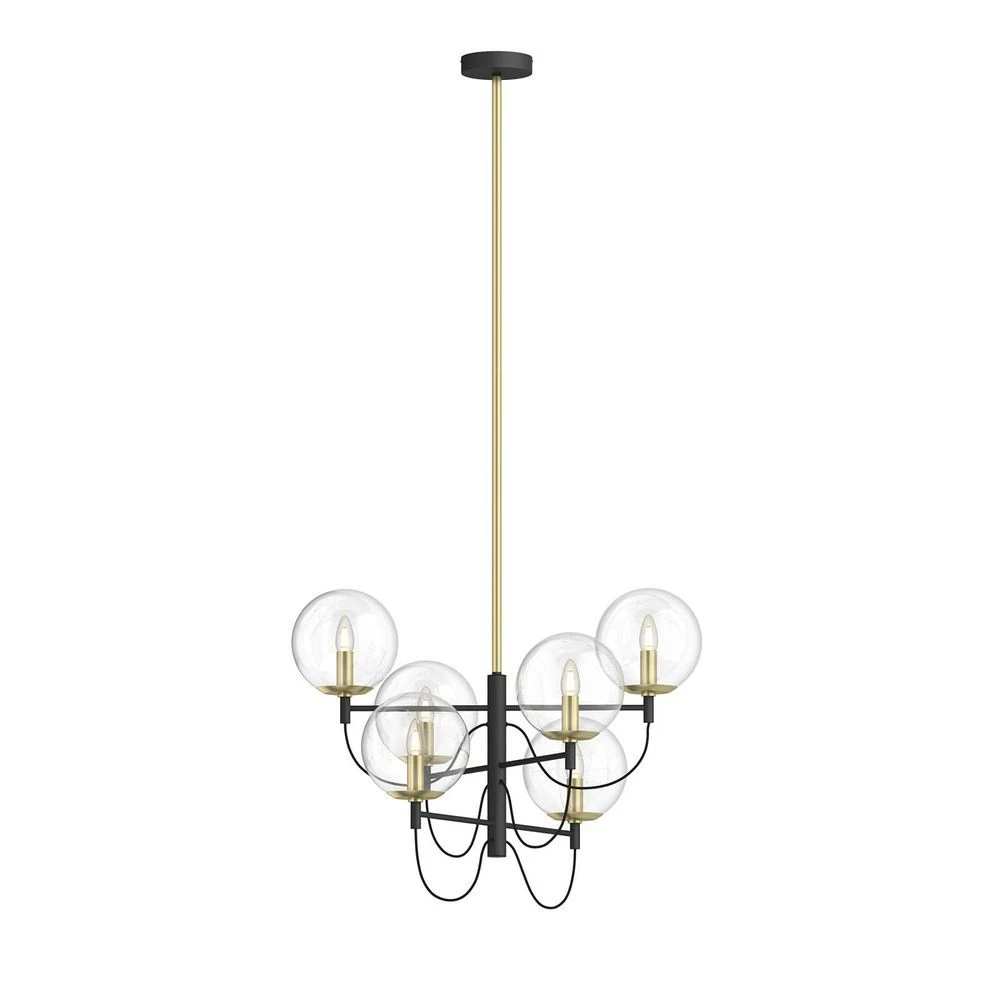 Lucande Sotiana Hängeleuchte Hängeleuchte Leuchte Lampe E14 6 Glaskugeln Mess599 B-Ware