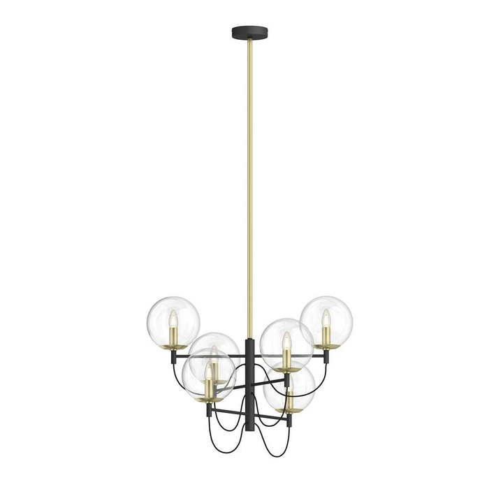 Lucande Sotiana Hängeleuchte Hängeleuchte Leuchte Lampe E14 6 Glaskugeln Mess599 B-Ware