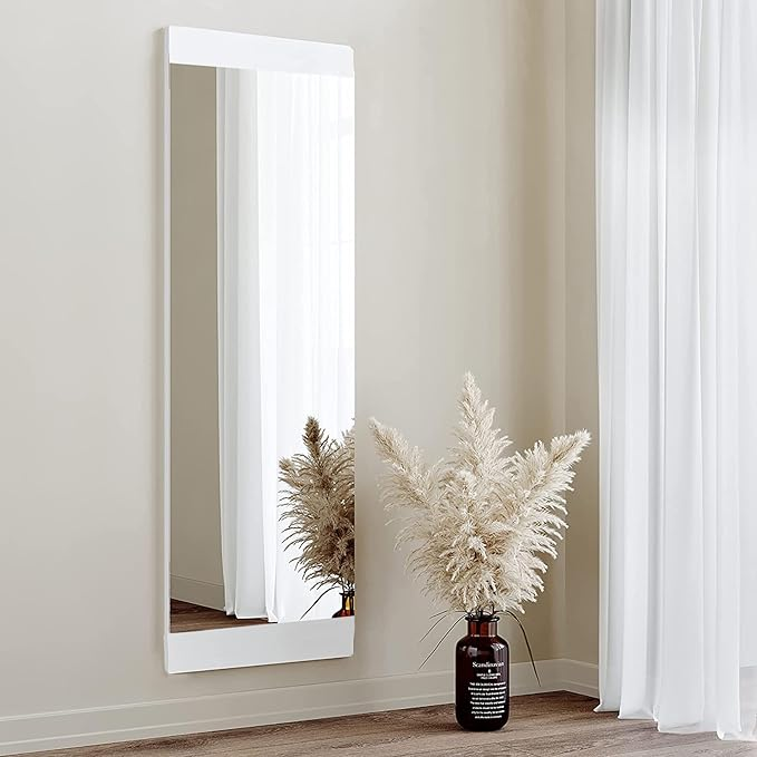 Gozos Spiegel Wandspiegel Hauptspiegel Weiß Vertikal Horizontal 120x40cm B-Ware - 7874165469872