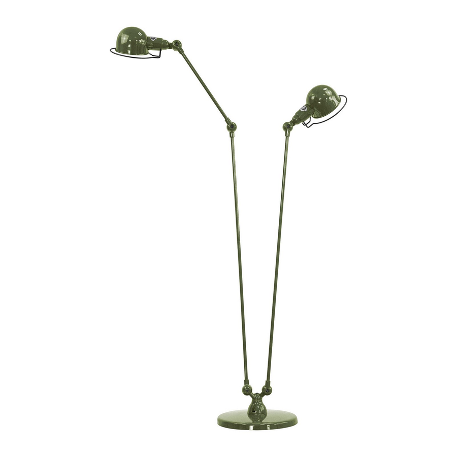 Jieldé Stehleuchte Lampe Si8380 Olivgrün Zweiflammig Flexibel Siehe Text/Foto B-Ware - 3700921376884