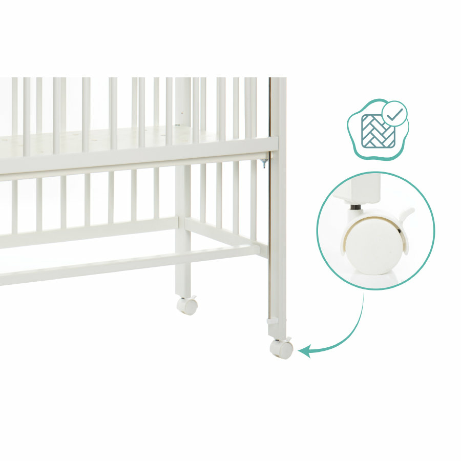 fillikid Beistellbett Cocon Babybett Kinderbett Beistell-Bett Bett Baby-Bett