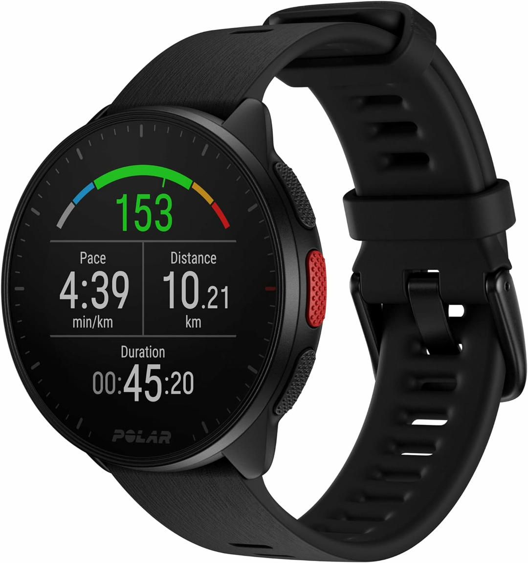 Polar Pacer GPS-Laufuhr Smartwatch Uhr Sportuhr Fitnessuhr Pulsuhr night black