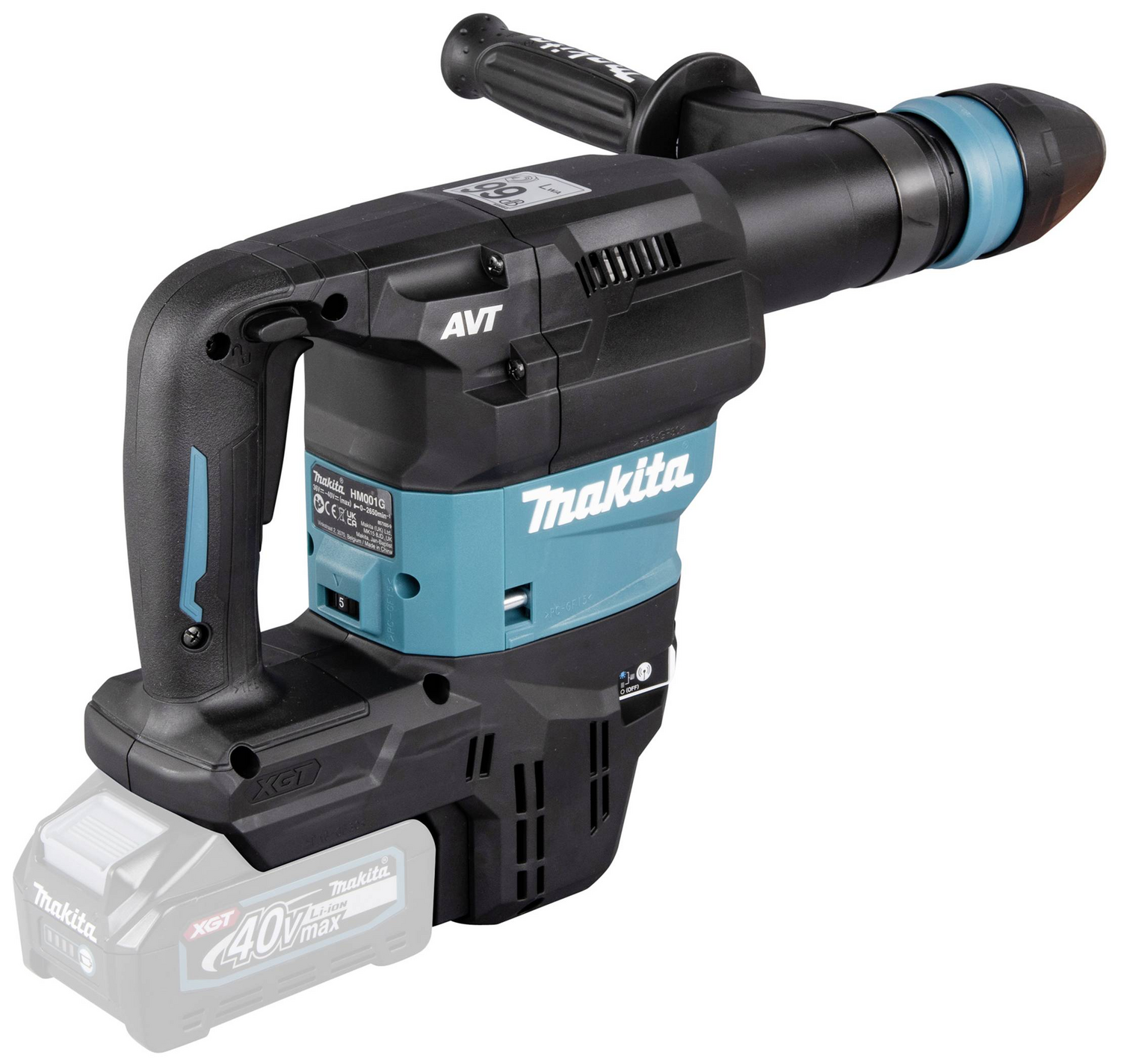 B-Ware Makita  Stemmhammer 9.4 J Bürstenlos Inkl. Koffer Elektrowerkzeuge Bohrmaschine