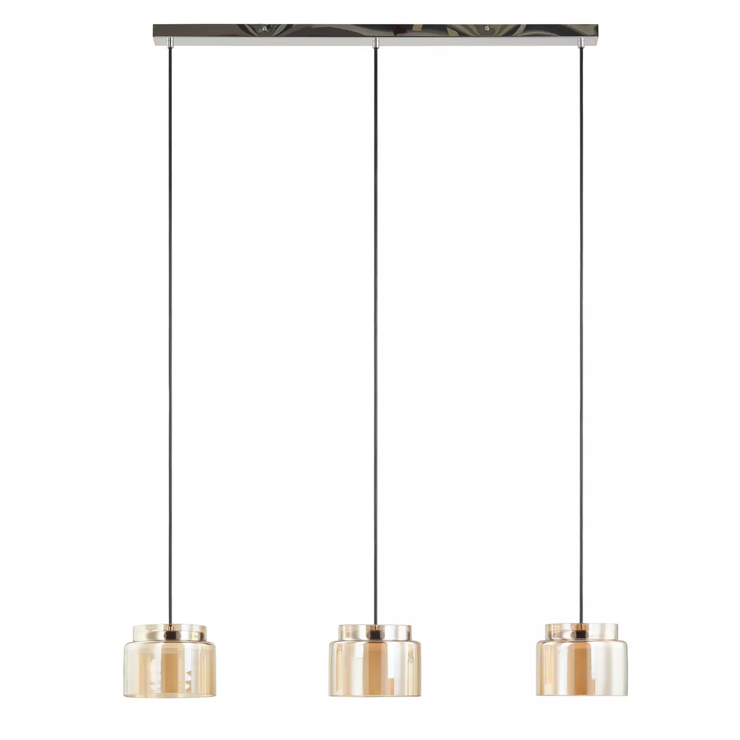 Lucande Diano Hängeleuchte Amber Dreiflammig Hängelampe Lampe Pendelleuchte Led B-Ware - 4251911767391