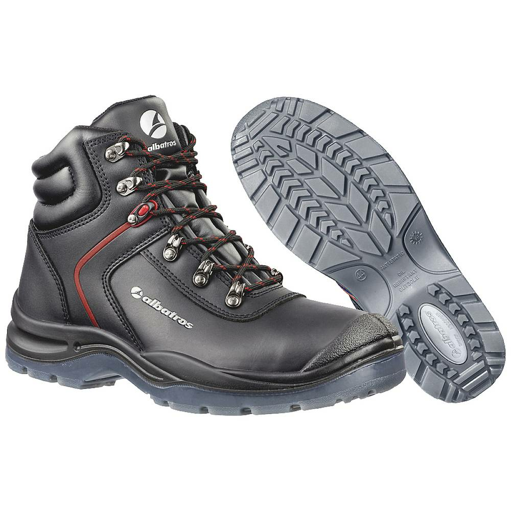 B-Ware Albatros 631080 45 Sicherheitsstiefel S3 Sicherheitsschuhe Gr. 45 Schuhe Schwarz