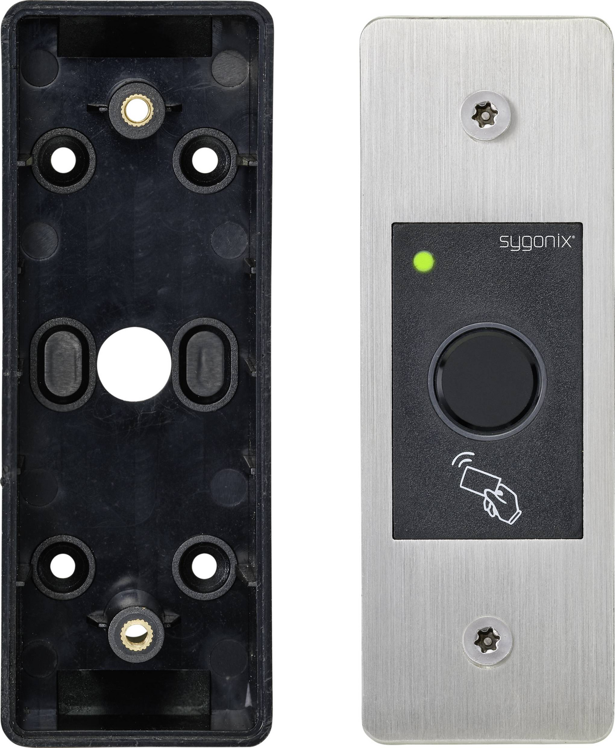 B-Ware Sygonix Sy 4760952 Fingerprint/Rfid Zugangssystem Unterputz 12 V/Dc, 18 V/Dc 709