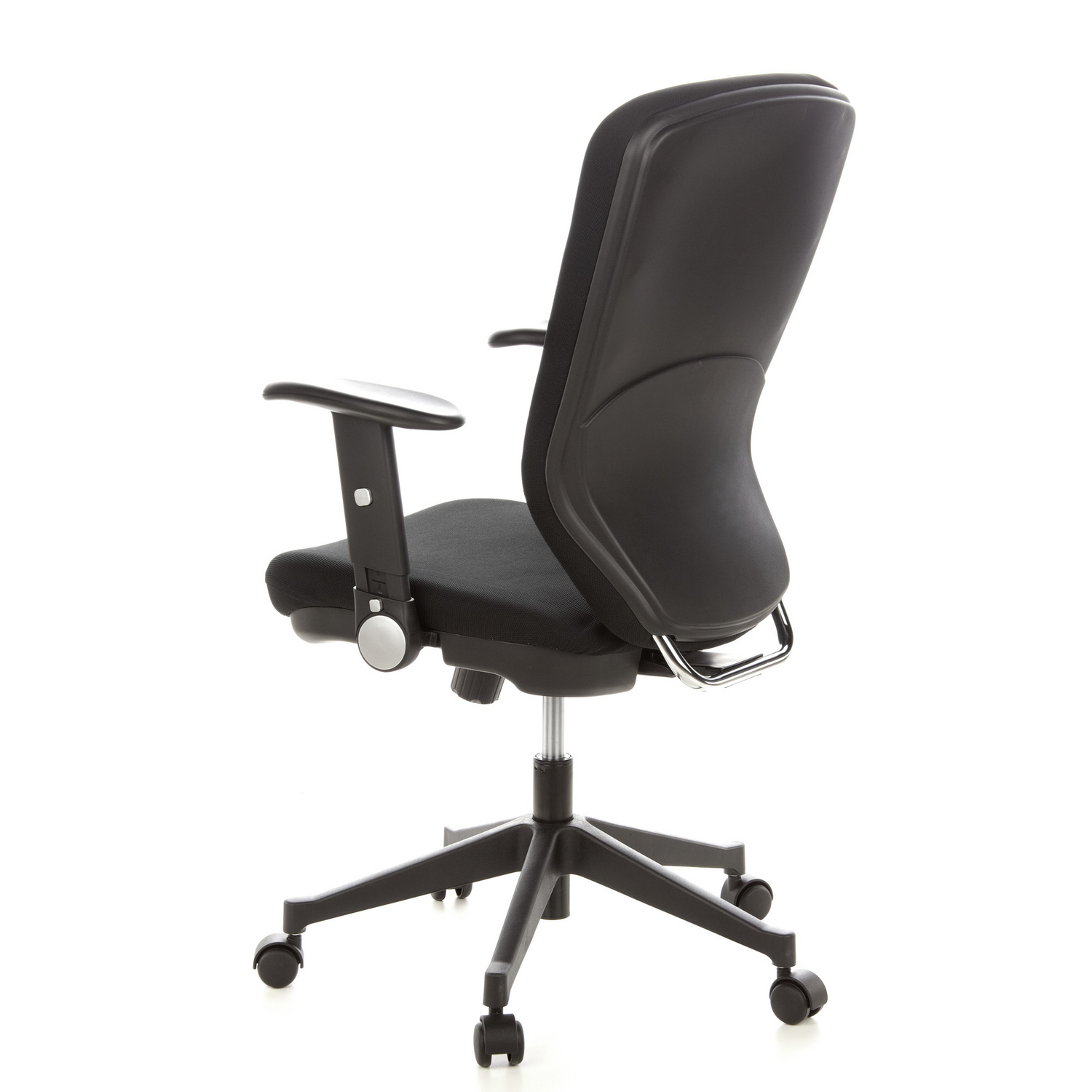B-Ware Hjh Office Bürostuhl Drehstuhl Hochlehne Stoff Schwarz Ergonomisch