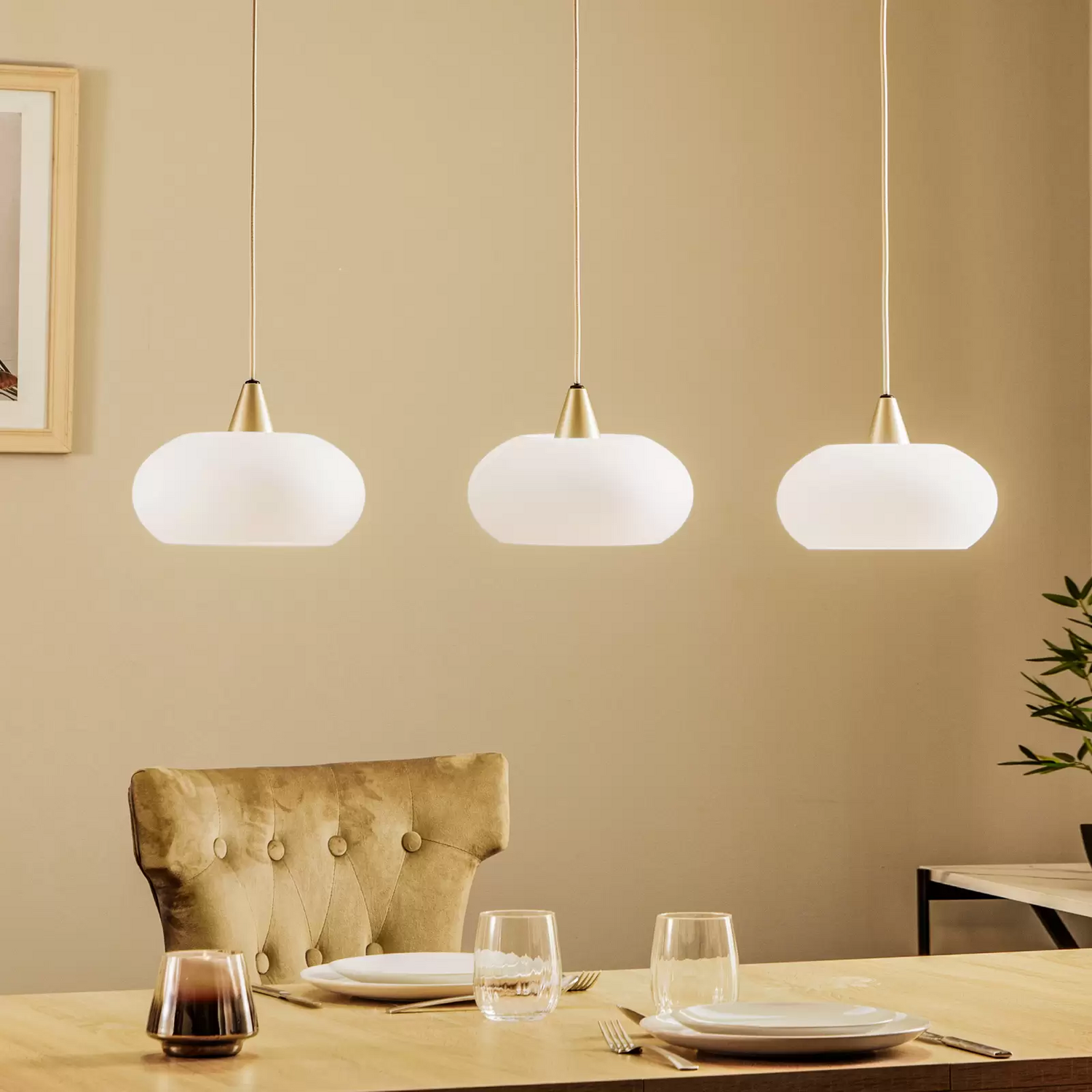 Lucande Sharvil Hängeleuchte Deckenlampe Pendelleuchte Lampe Leuchte Nickel W775 B-Ware - 4251911756326