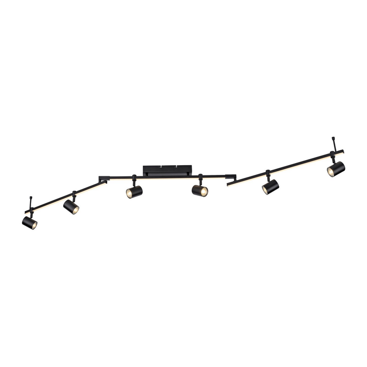 Barik LED-Deckenstrahler Deckenlampe Lampe Leuchte Deckenleuchte schwarz