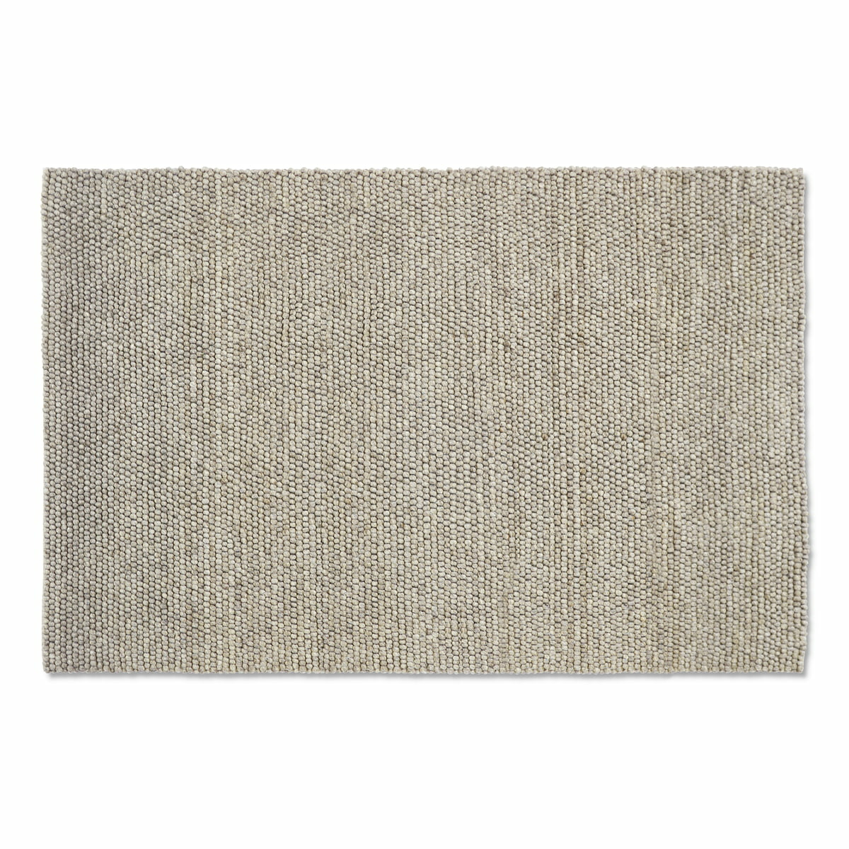 Hay Peas Teppich Flachgewebeteppich Vorleger Läufer Baumwolle 80x140cm Soft Grey B-Ware