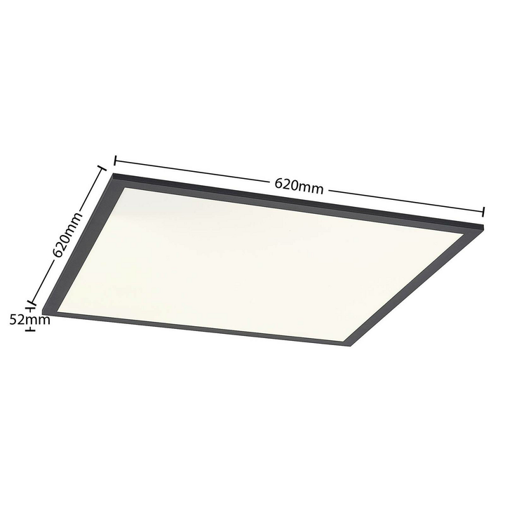 Lindby Nelios LED-Deckenlampe Deckenlampe Lampe Leuchte 4000K 62x62cm