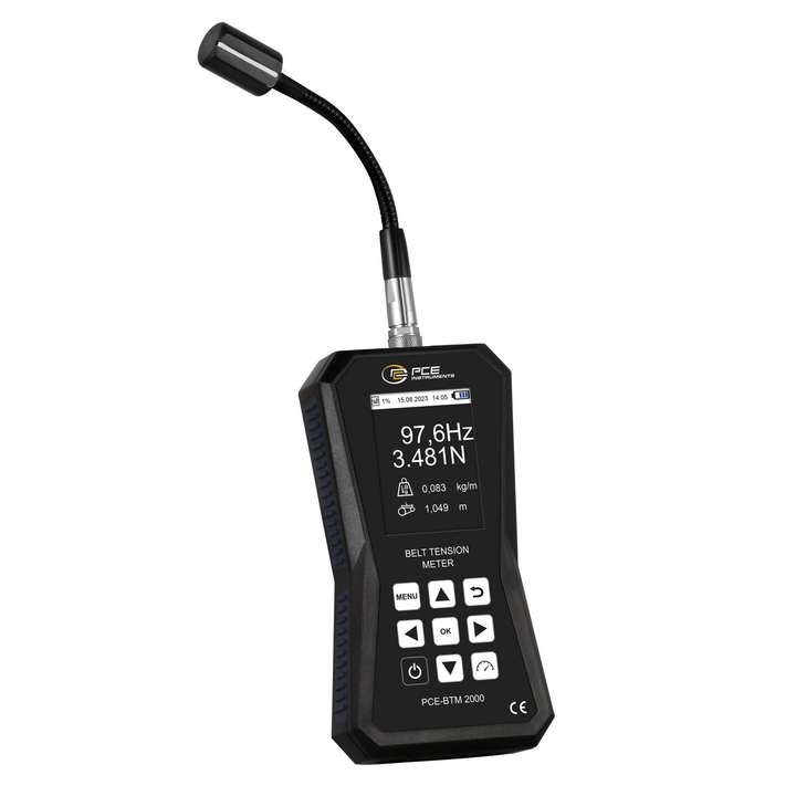 PCE Instruments Riemenspannungsmessgerät PCE-BTM 2000A Messgerät Kraftmessgerät