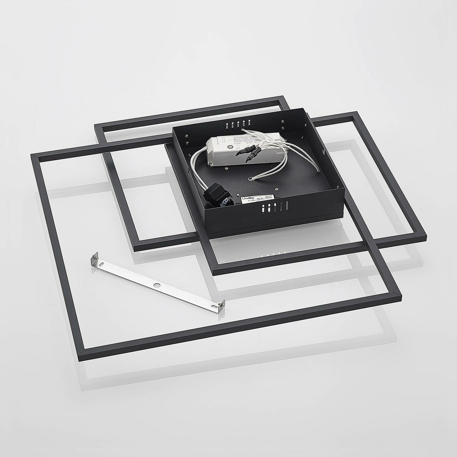 Lindby Nelinka Led Deckenlampe Deckenlampe Lampe Design Leuchte 52 W Schwarz432 B-Ware - 4251911725469