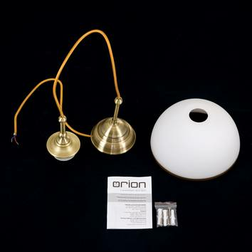 Orion Hängeleuchte Old Lamp Hängelampe Deckenlampe mit Textilkabel einflammig6