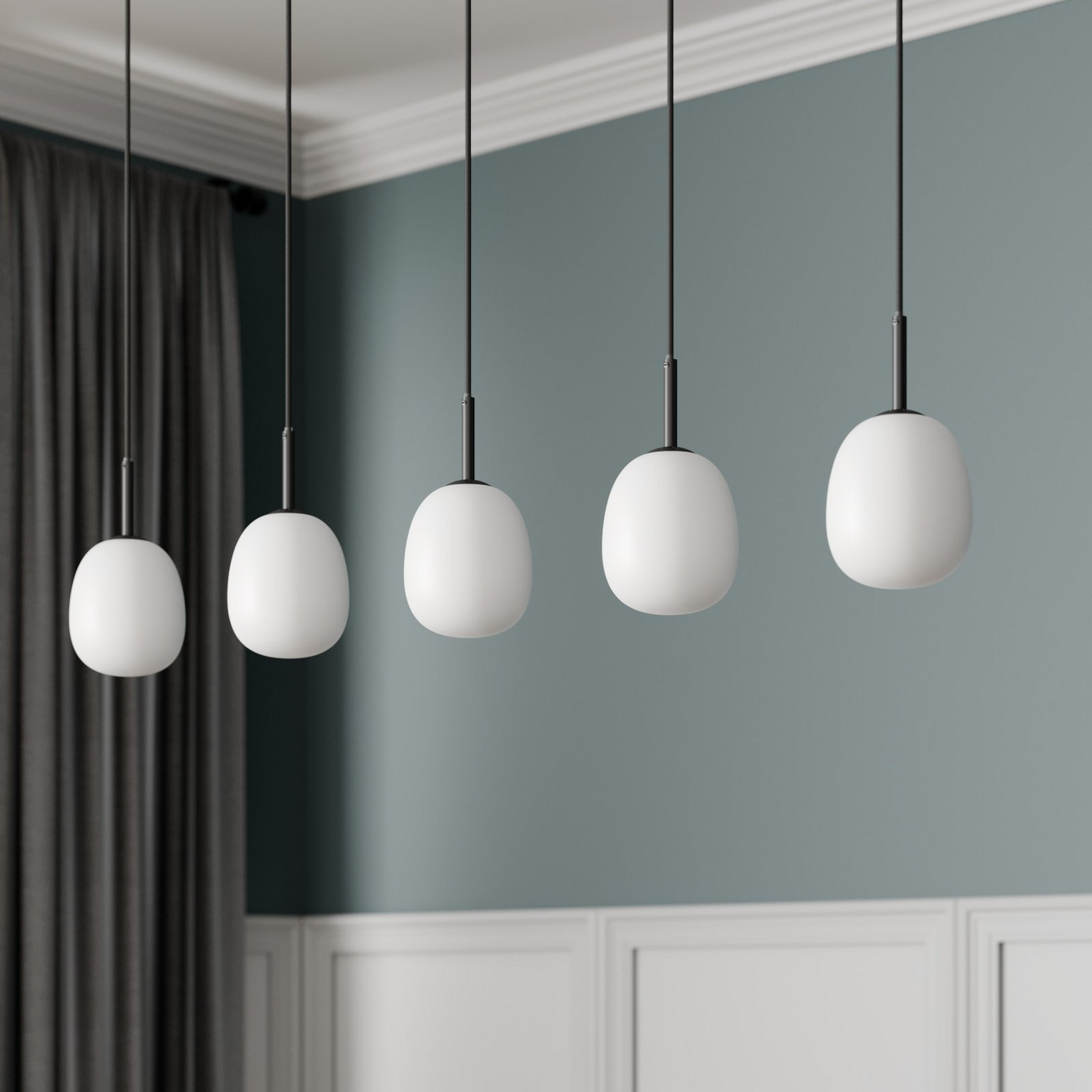 B-Ware Lindby Etiena Pendelleuchte Deckenlampe Wohnzimmerleuche Hängeleuchte Lampe G9