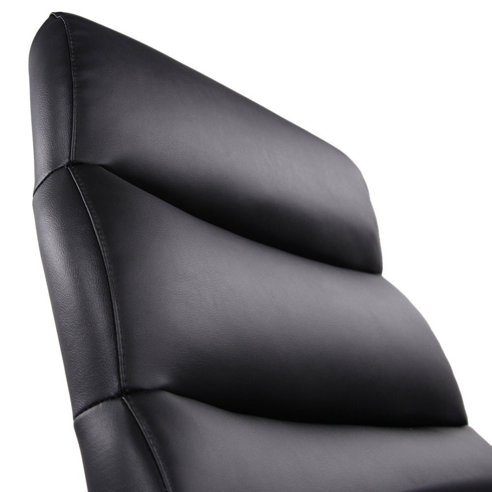 hjh OFFICE Bürostuhl Chefsessel FUTURA 100 Kunstleder schwarz ergonomisch 110kg - 4251084676155