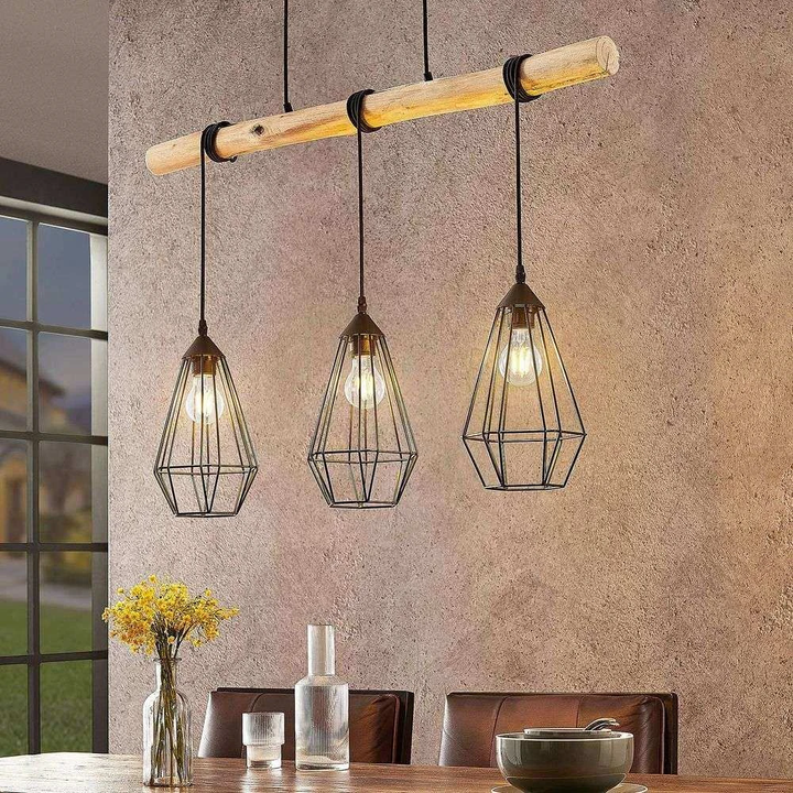 Lindby Eldarion Hängeleuchte Leuchte Lampe Pendelleuchte Led Matt 3 Fl. E27 60 W B-Ware - 4251096581126