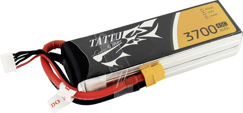 Tattu Modellbau-Akkupack Modellbau Elektronik Modellbau-Akku LiPo 14.8 V 3700mAh