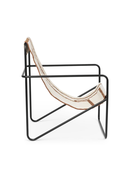 ferm living Desert Chair Black Shape Sessel Stuhl Loungesessel Relaxsessel