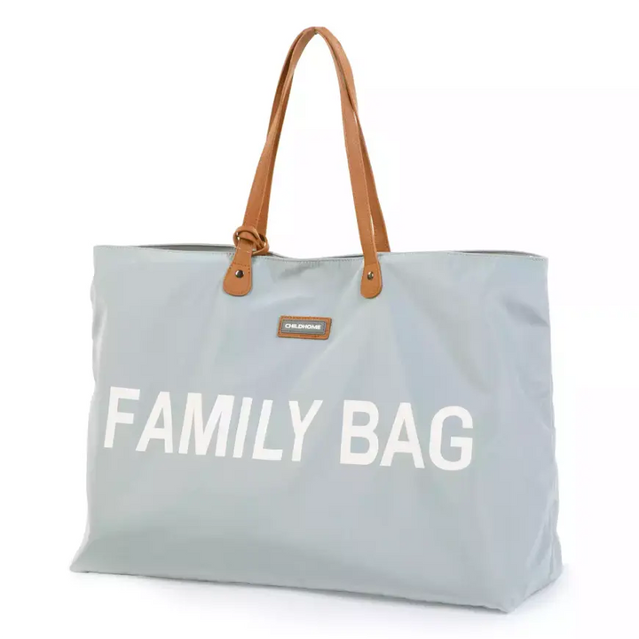 Childhome Family Bag Grau / Offwhite Wickeltasche Tasche Babytasche