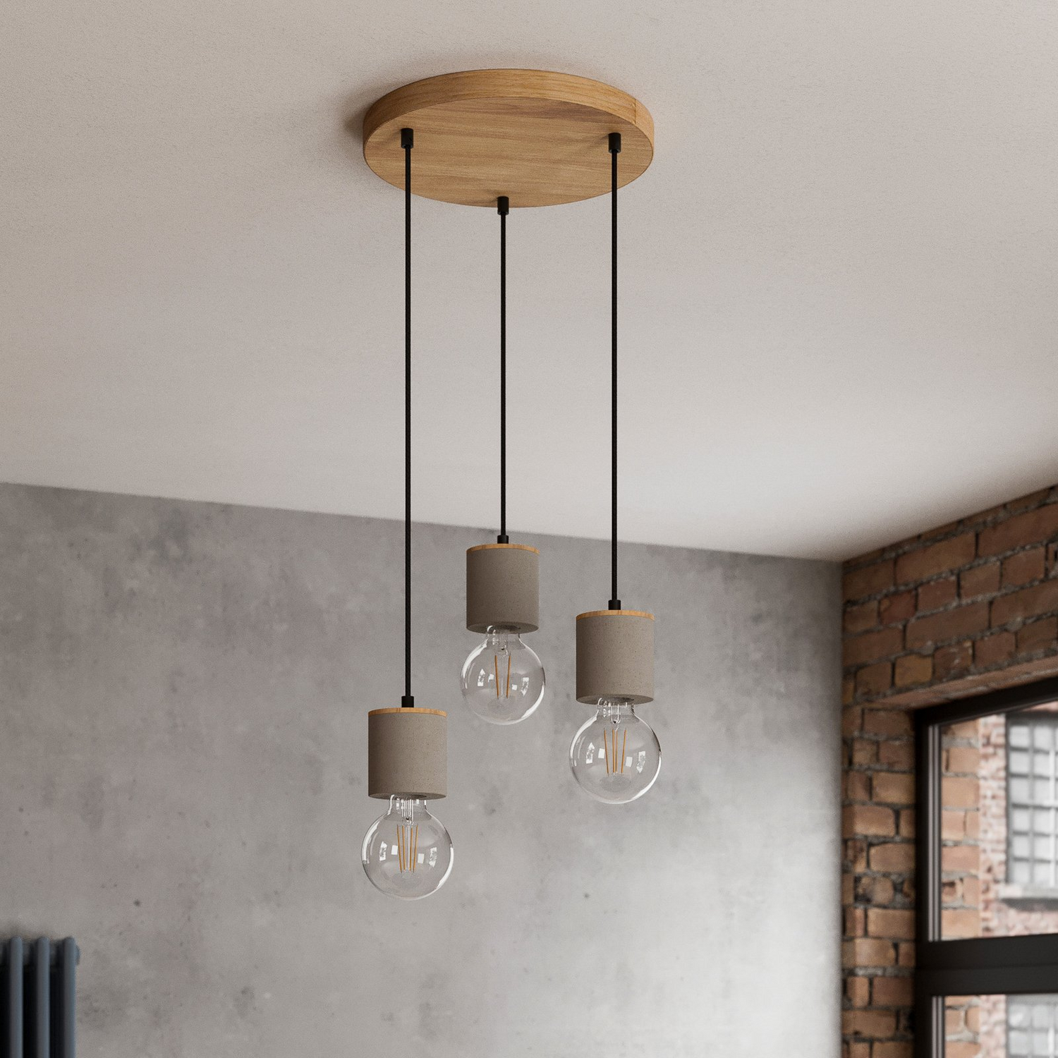 Envostar Jasper Hängeleuchte Hängelampe Deckenlampe Leuchte Rondell Lampe Licht B-Ware - 4251911723366