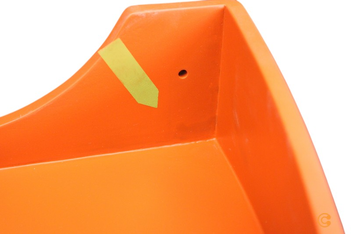 HKliving - Retro Regal orange Wandmöbel Wandregal Bücherregal SIEHE TEXT/FOTO