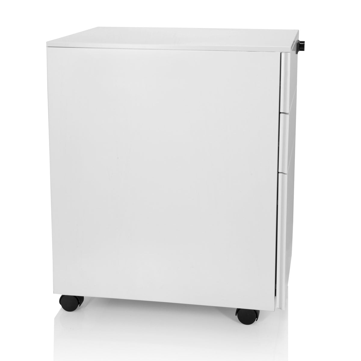 hjh OFFICE Rollcontainer COLOR OS I Schubladencontainer weiß mit Zahlenschloss - 4064323002260