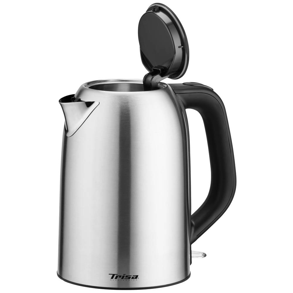 B-Ware Trisa W5575 Wasserkocher Wasser Schnurlos überhitzungsschutz Edelstahl Schwarz