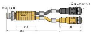 Turck 6631286 Sensor /Aktor Verteiler Und Adapter Leitung B-Ware - 4047101420555