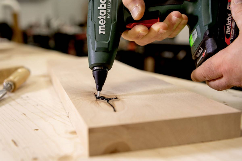 Metabo Akku Heißklebepistole Heißkleber Ohne Akku Und Ladegerät 11 Mm 18 V 1 St. B-Ware