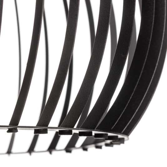 Euluna Hängeleuchte Larus Schwarz Stahl 2 Fl. Hängeleuchte Deckenlampe Lampe E27 B-Ware - 5907623620477