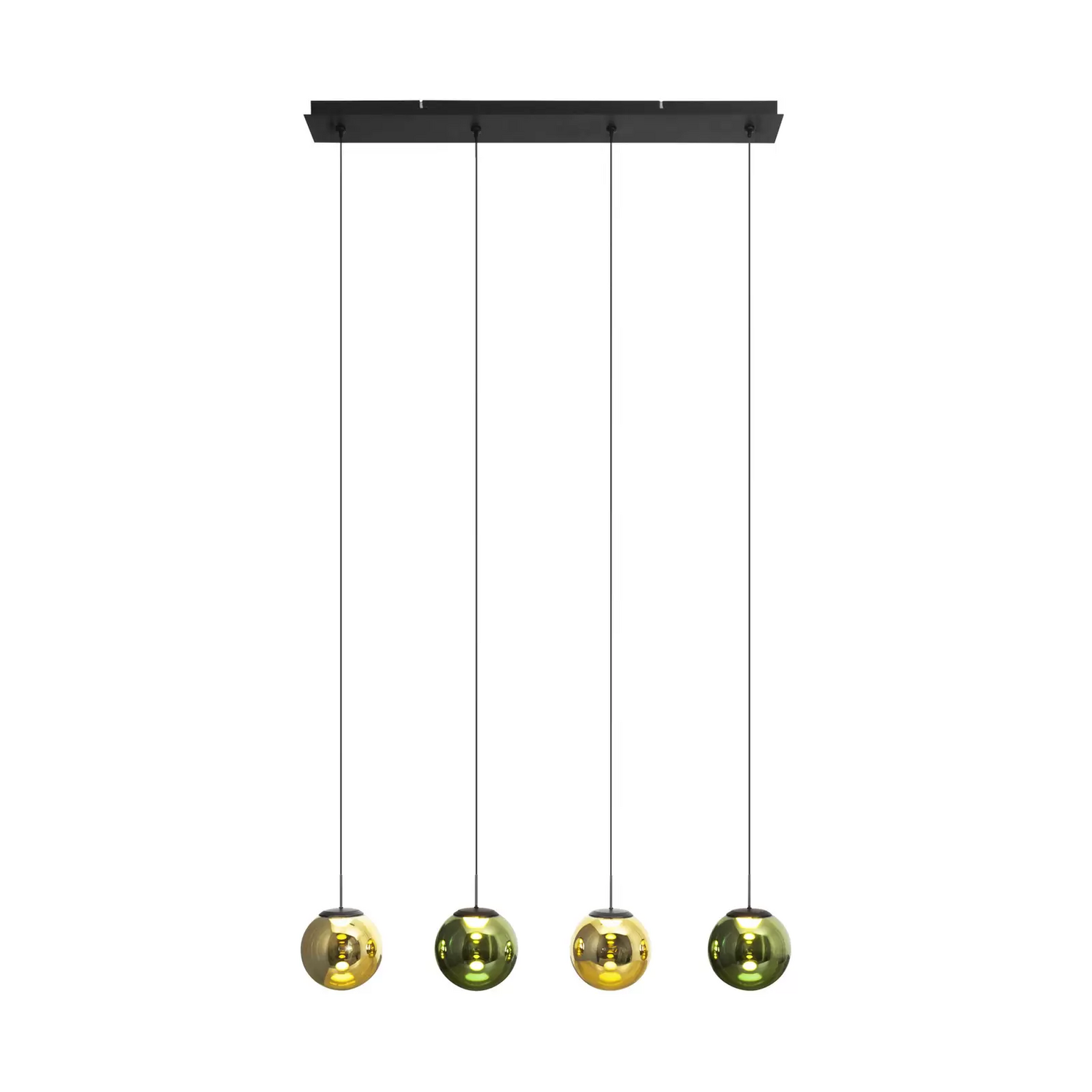 Eco-Light LED-Hängelampe Altaïr Hängeleuchte goldfarben 4-flg SIEHE TEXT/FOTO