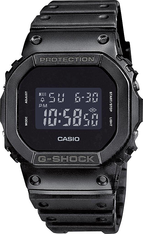 Casio Quarz Armbanduhr DW-5600BB-1ER Uhr Digitaluhr G-SHOCK Herren Schwarz