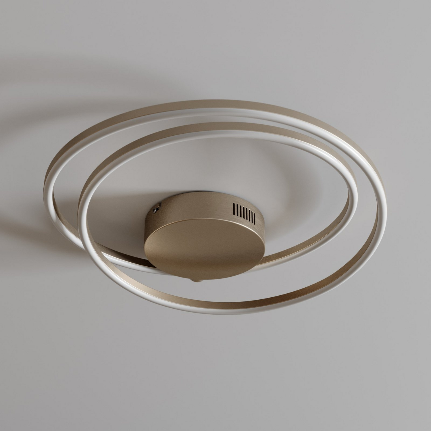 B-Ware Lindby Deckenleuchte Deckenlampe Led Davian Nickel Dimmbar Wohnraum Beleucht861