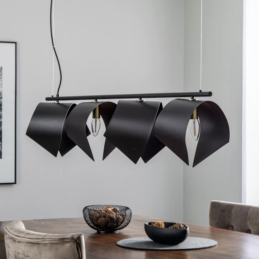 Lucande Mikolay Pendelleuchte Pendellampe Leuchte Lampe Hängeleuchte Hängelampe B-Ware - 4251911756395