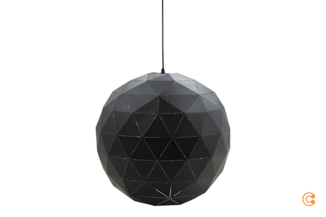 Deko Light Pendelleuchte Asterope Hängeleuchte Deckenlampe Lampe ø 50cm  Schwarz B-Ware