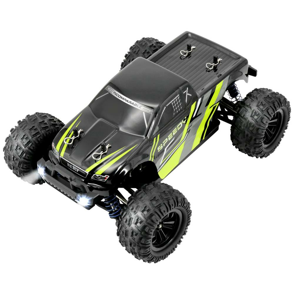 Reely Speedy Brushed 1:18 Rc Modellauto Elektro Allrad Schwarz Siehe Text/Foto C-Ware