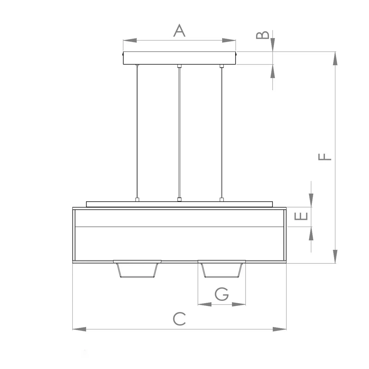Eglo Hängelampe Libertad 1 3 Flammig Hängeleuchte Deckenlampe Deckenlicht E27 B-Ware - 9008606243501