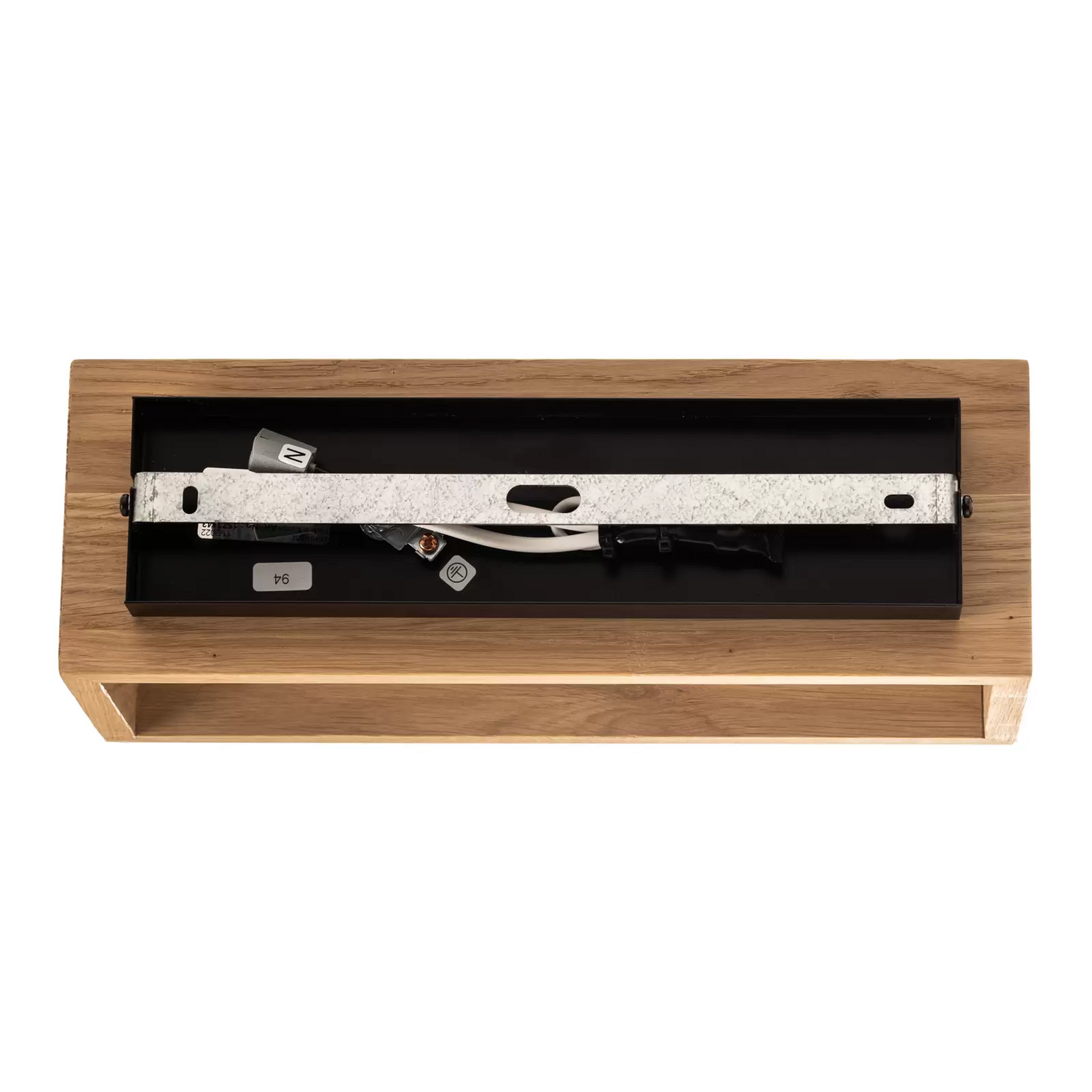 B-Ware Envostar Kubiko Wandleuchte Eiche Geölt Wandlampe Lampe Leuchte Licht Spot G9406