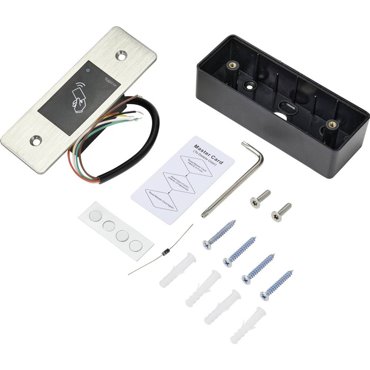 Sygonix Sy 4760950 Transponder Zugangssystem Unterputz 12 V/Dc 18 V/Dc Ip66 B-Ware