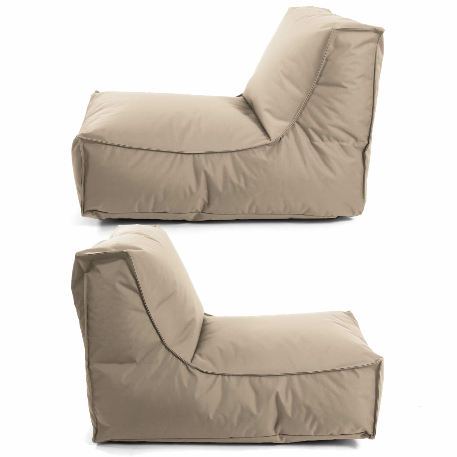 Mokebo Outdoor Sitzsack Der Sundowner Relaxsessel Liegesessel Beanbag Sack Beige