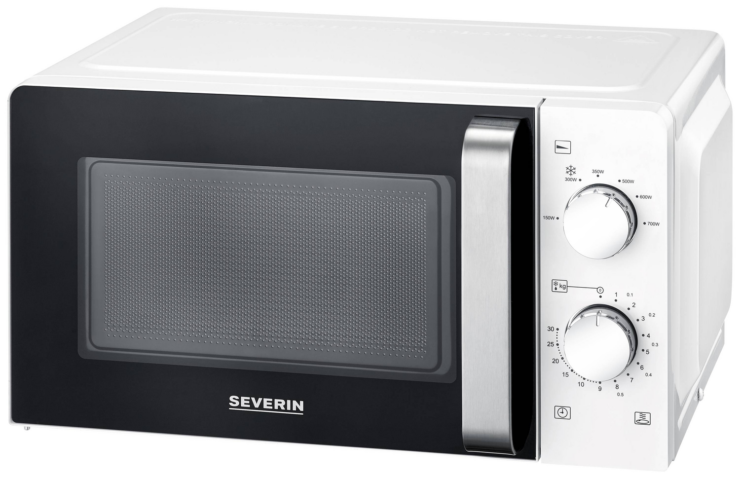 Micro-ondes Severin MW 7885 Blanc Noir 700W Minuterie Fonction chauffage et cuisson Signal sonore (Produit de seconde main)